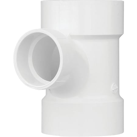 Charlotte Pipe And Foundry 3 In. x 2 In. Reducing Sanitary PVC Tee PVC 00401  1400HA
